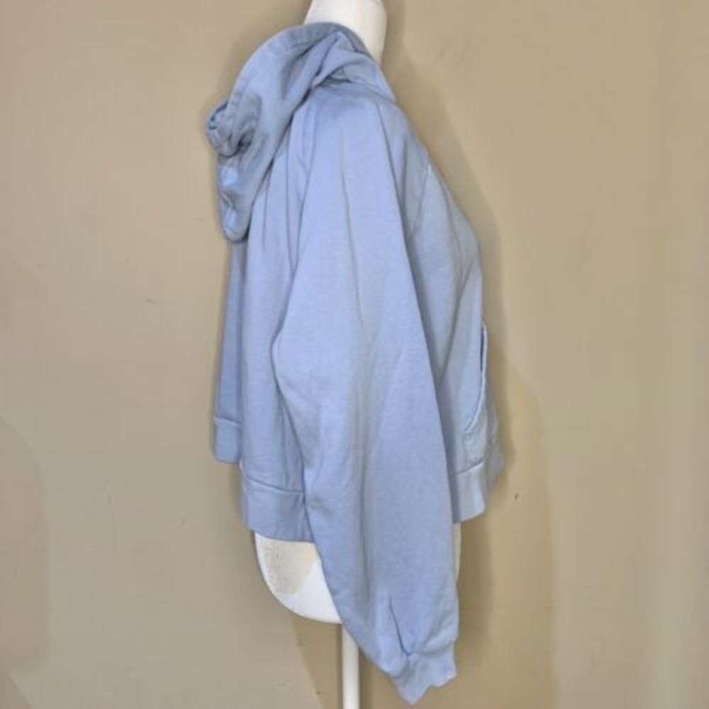 Sezane Hoodie Pullover Sweatshirt Sweat Pacey Sky Blue Women’s Size Extra Small - Picture 6 of 10